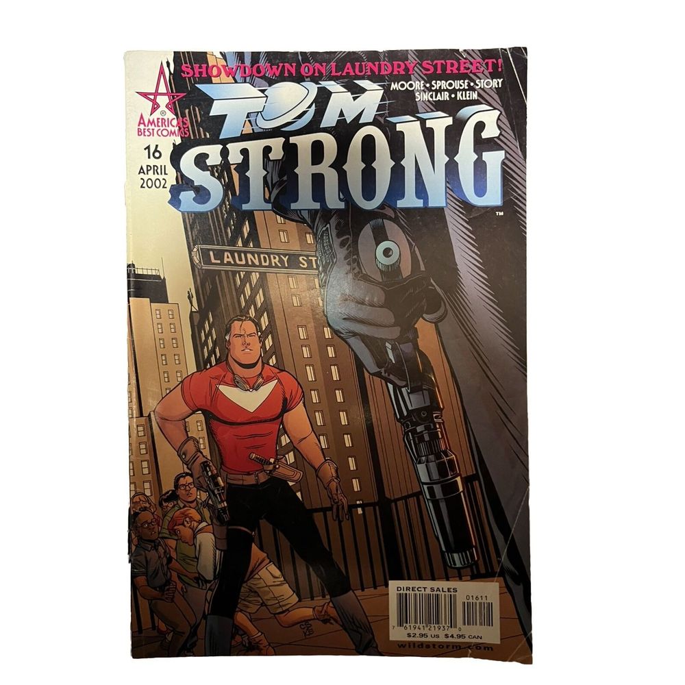 TOM STRONG #16 ALEX SINCLAIR ALAN MOORE V 1 AMERICA'S BEST COMICS